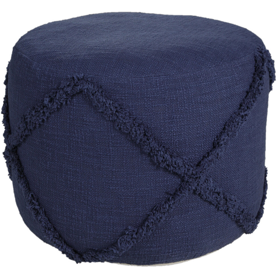 18 Blue 100% Cotton Ottoman