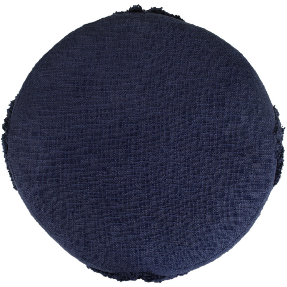 18 Blue 100% Cotton Ottoman
