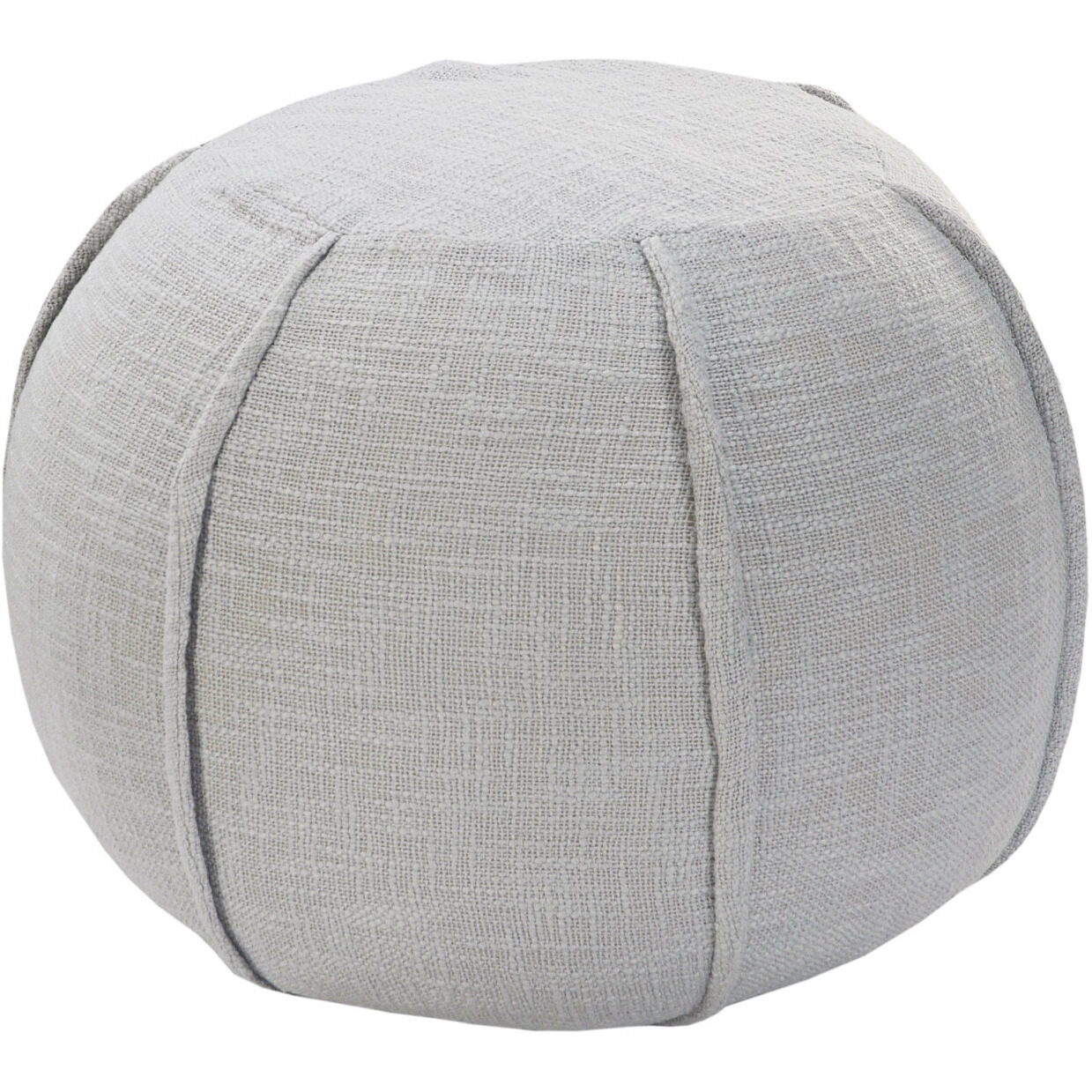 18 Gray 100% Cotton Ottoman
