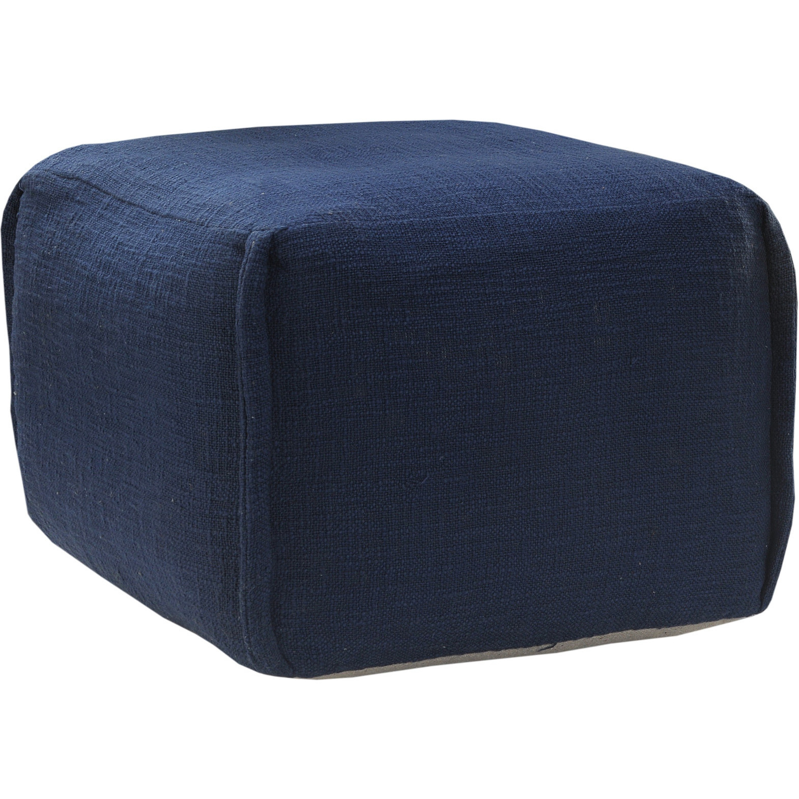 18 Blue 100% Cotton Ottoman