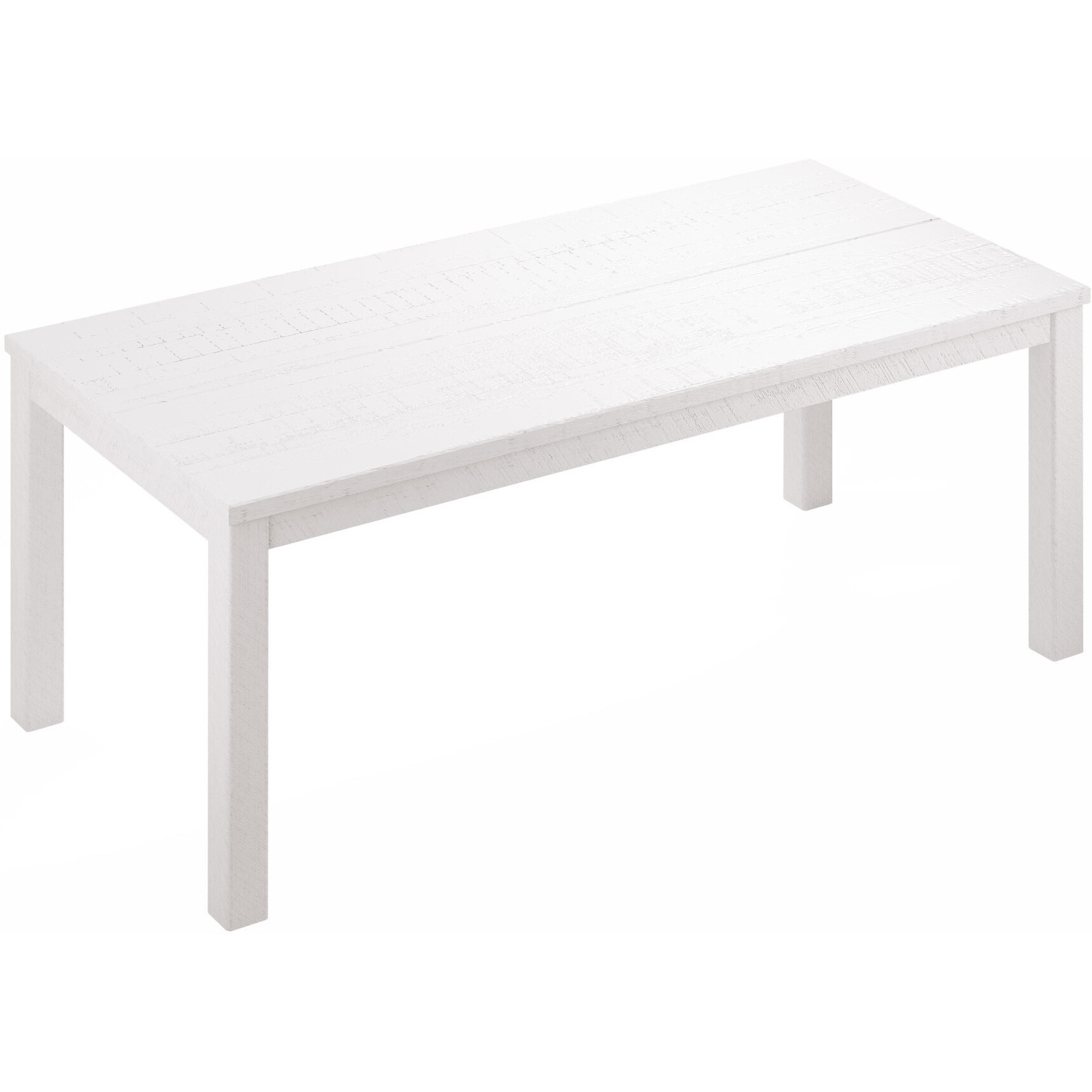 35 White Solid Wood Dining Table