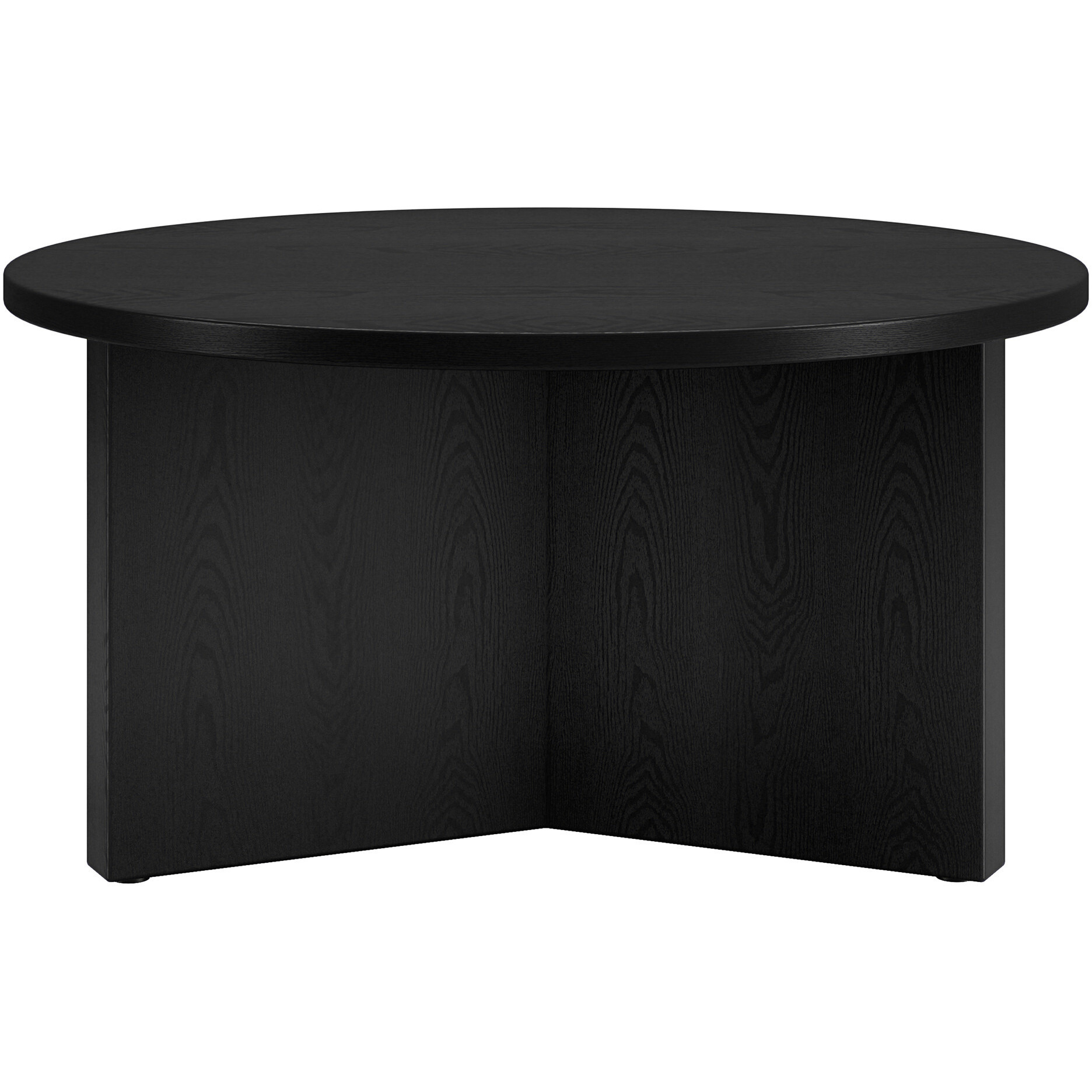 32 Black Grain Round Coffee Table