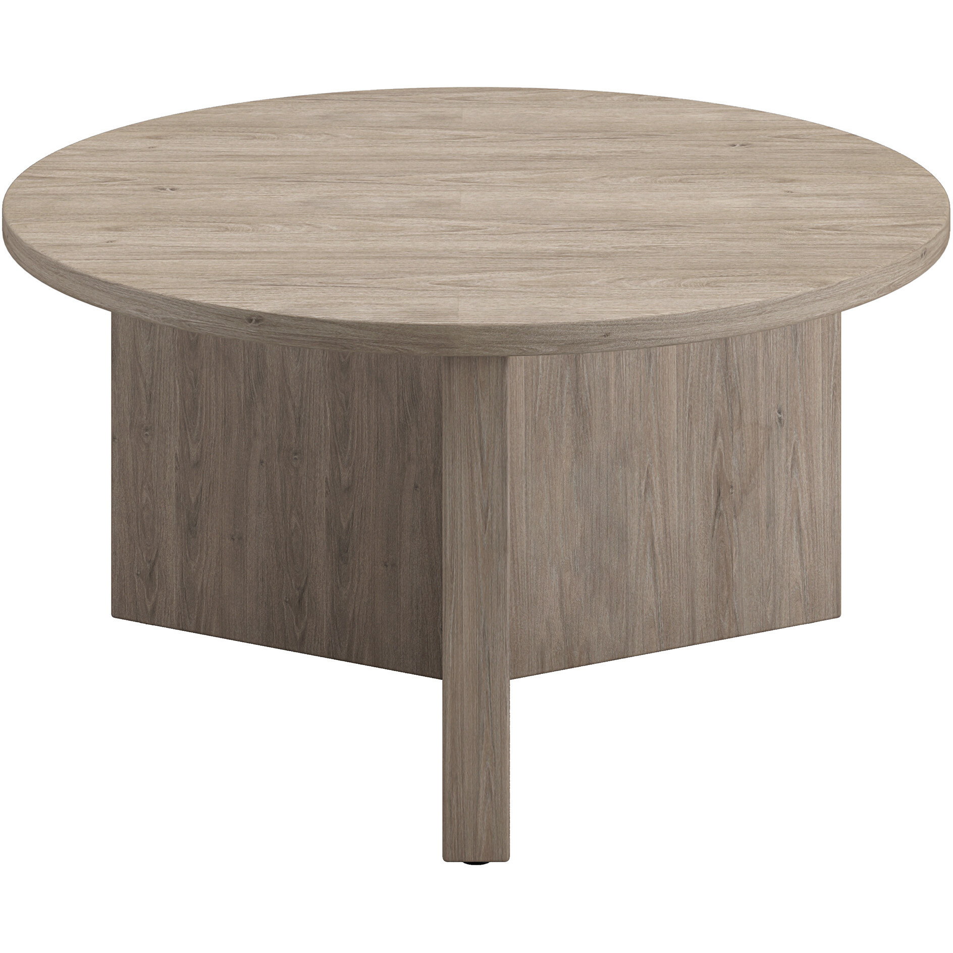 32 Gray Grain Round Coffee Table