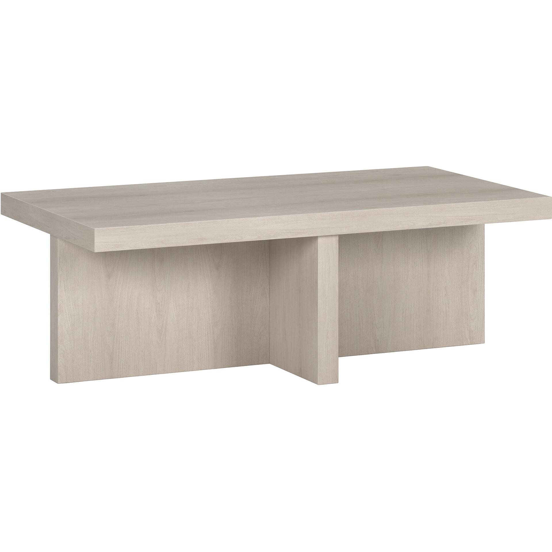 44 Alder White Rectangular Coffee Table