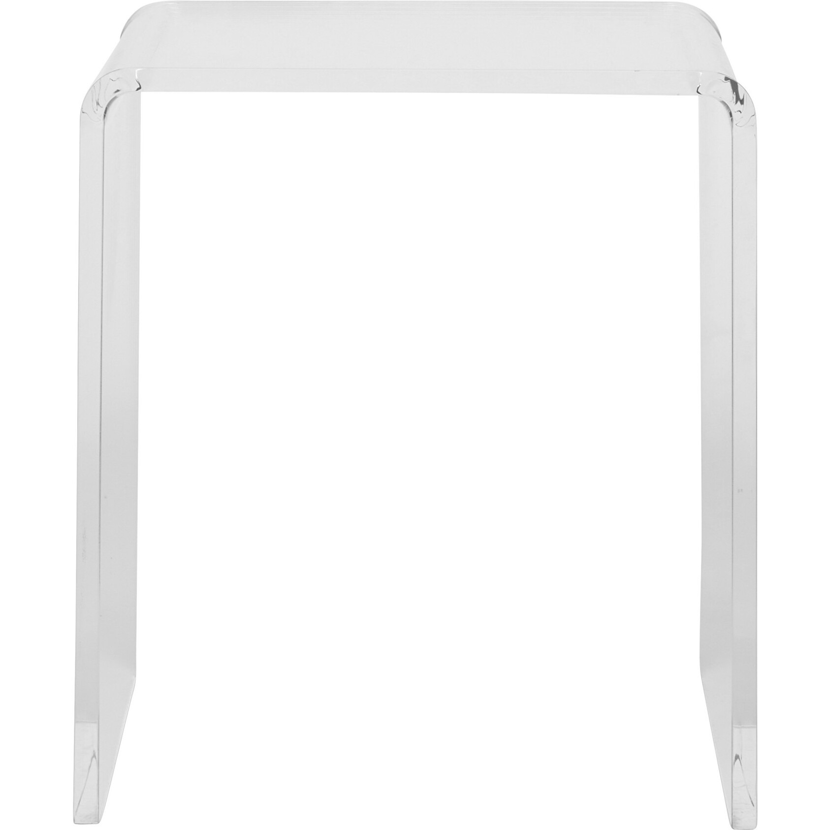 18 Clear Acrylic End Table