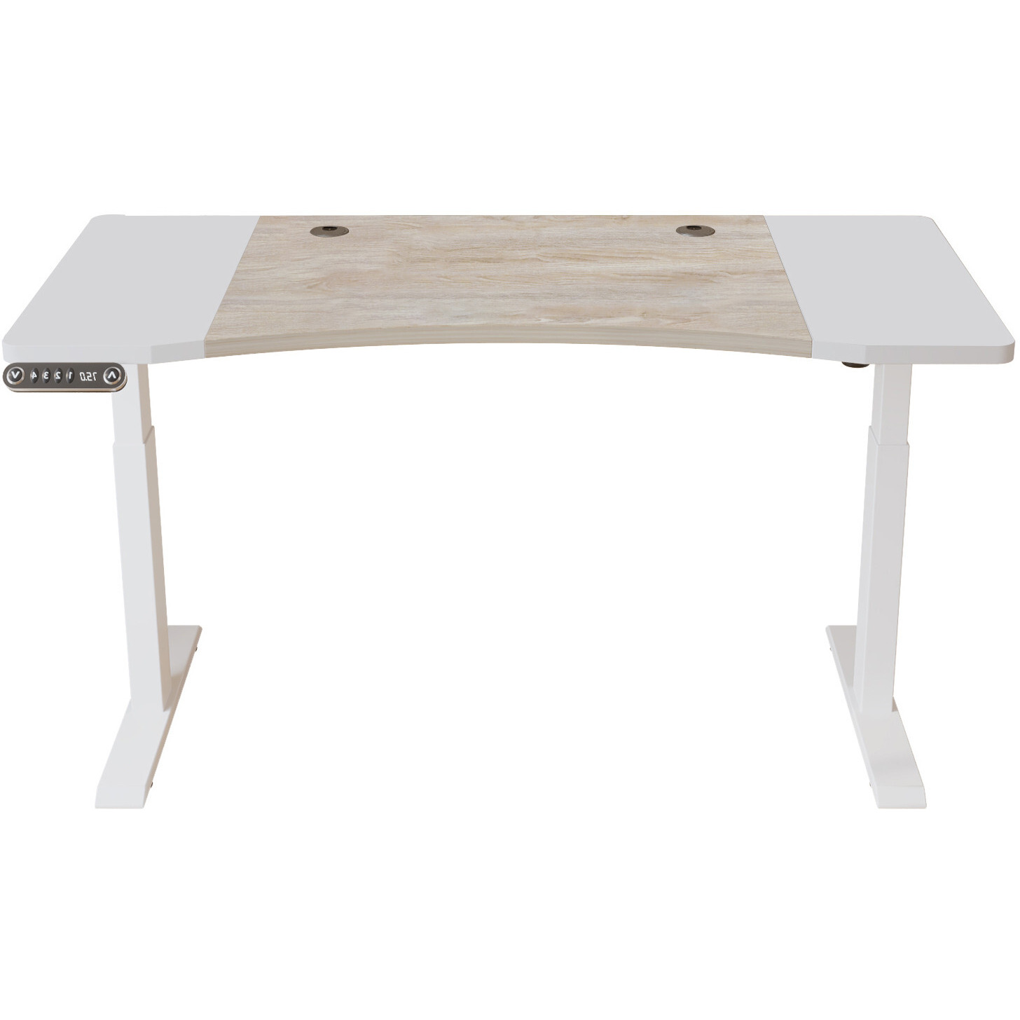 63 Adjustable White Unique Standing Desk