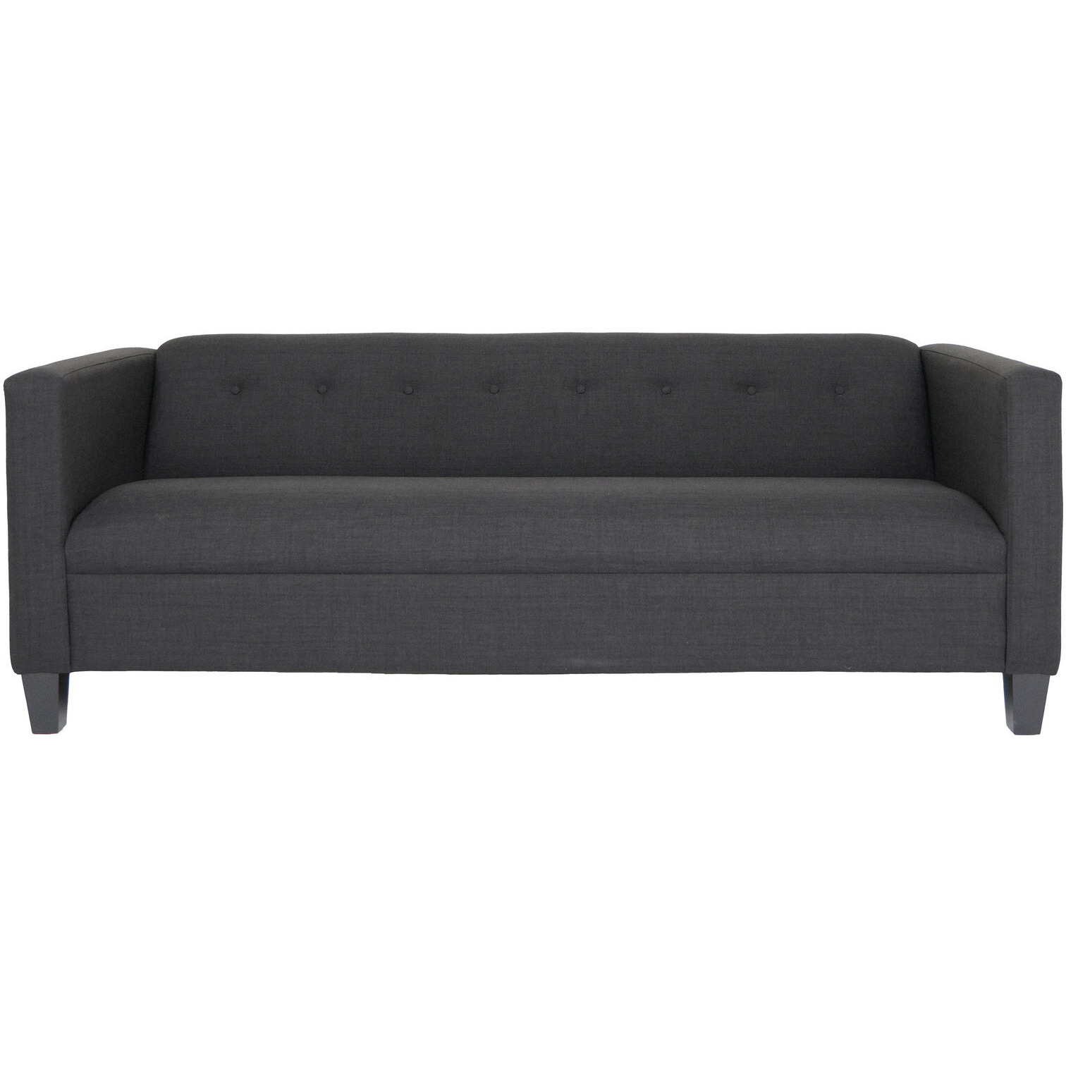 80 Black Polyester Sofa