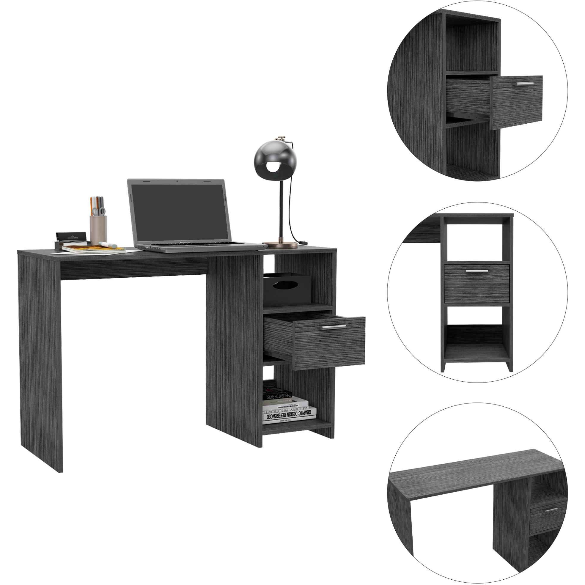 43"" Gray Computer Desk