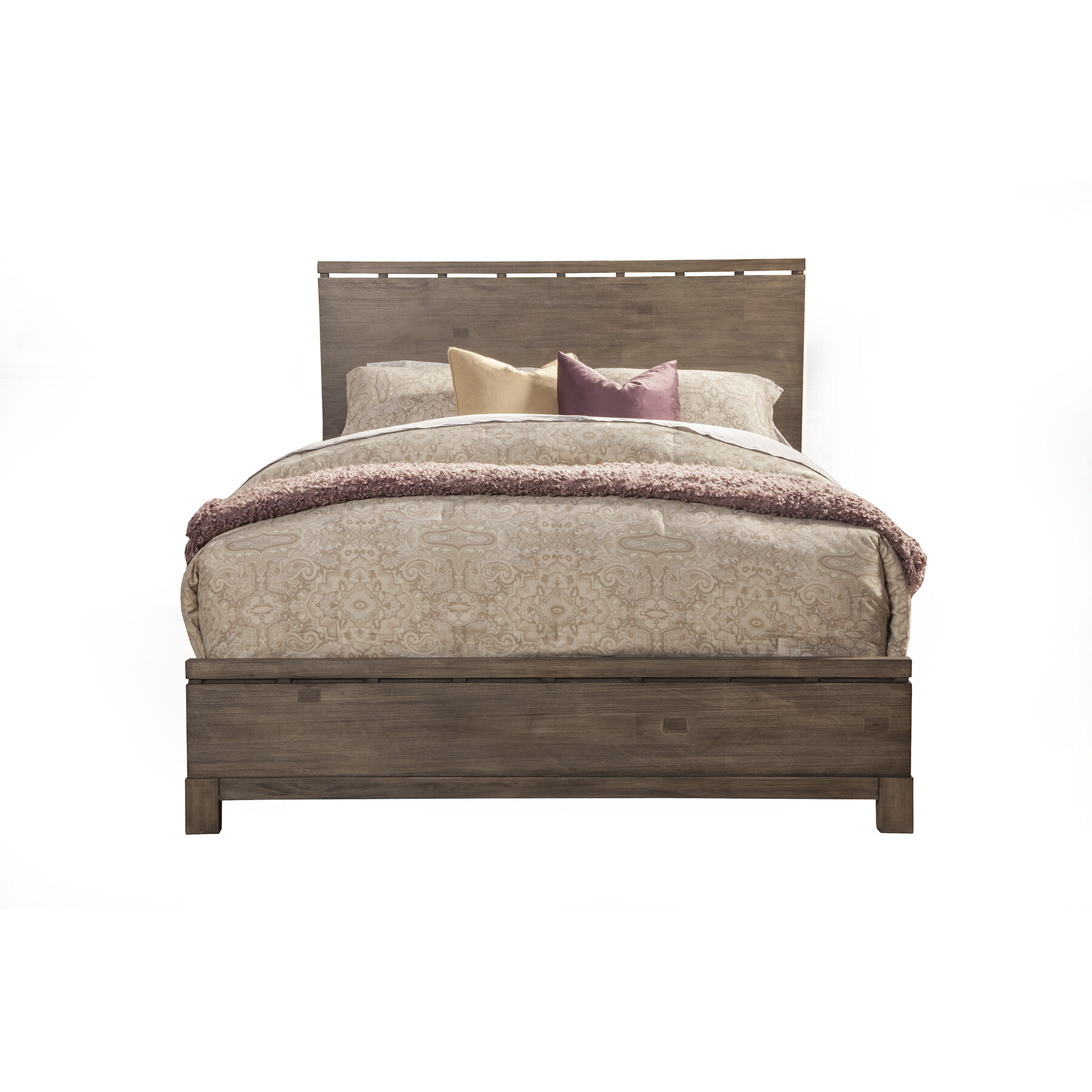 Gray Solid And Manufactured Wood King Bed