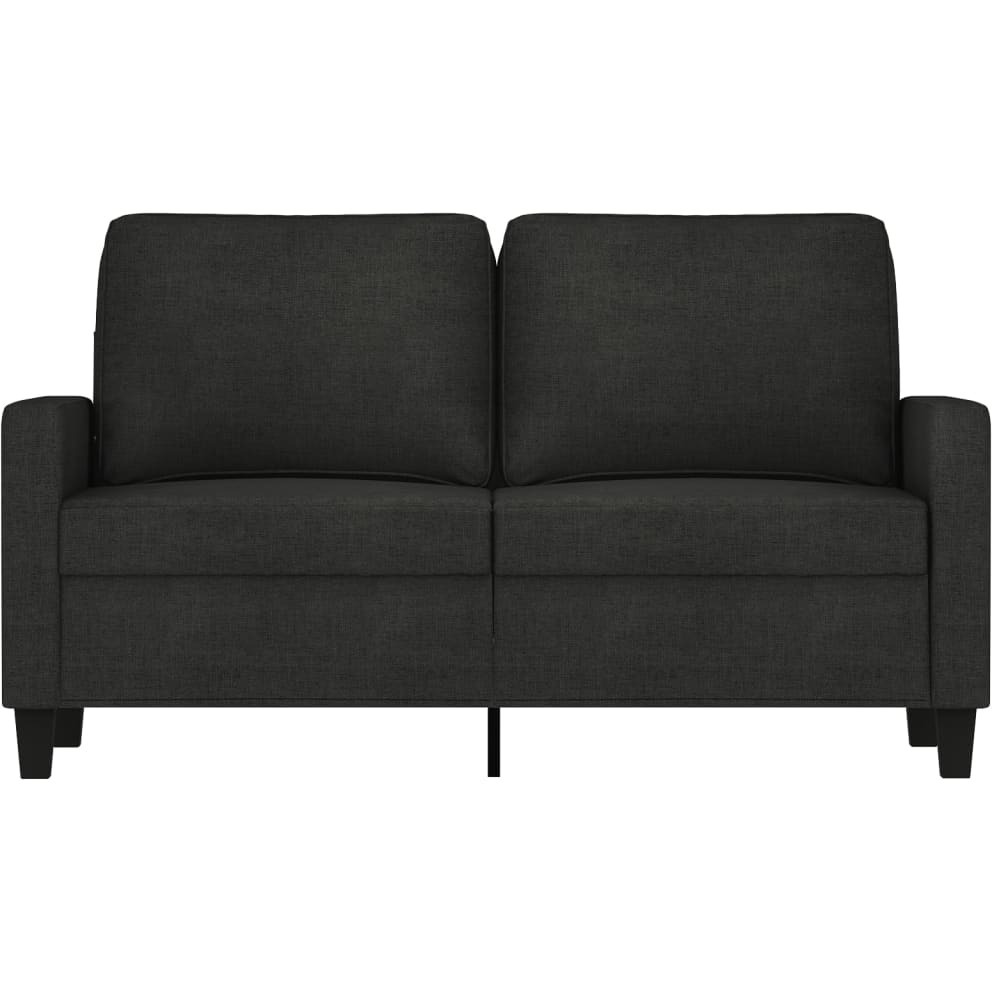 Vidaxl 2-Seater Sofa Black 47.2"" Fabric