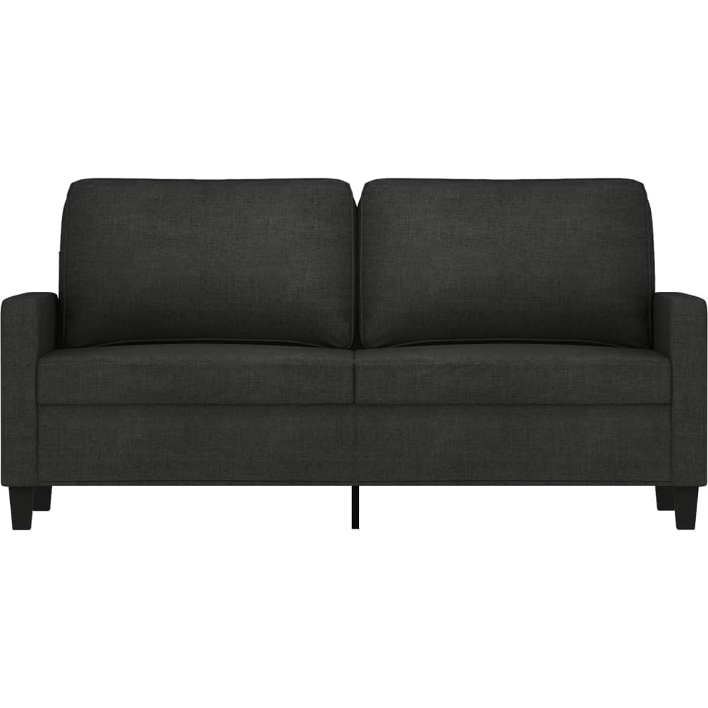 Vidaxl 2-Seater Sofa Black 55.1"" Fabric