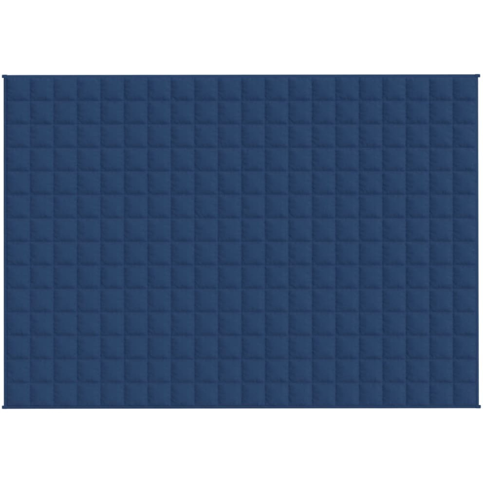 Vidaxl Weighted Blanket Blue 55.1"&quotX78.7"" 22 Lb Fabric