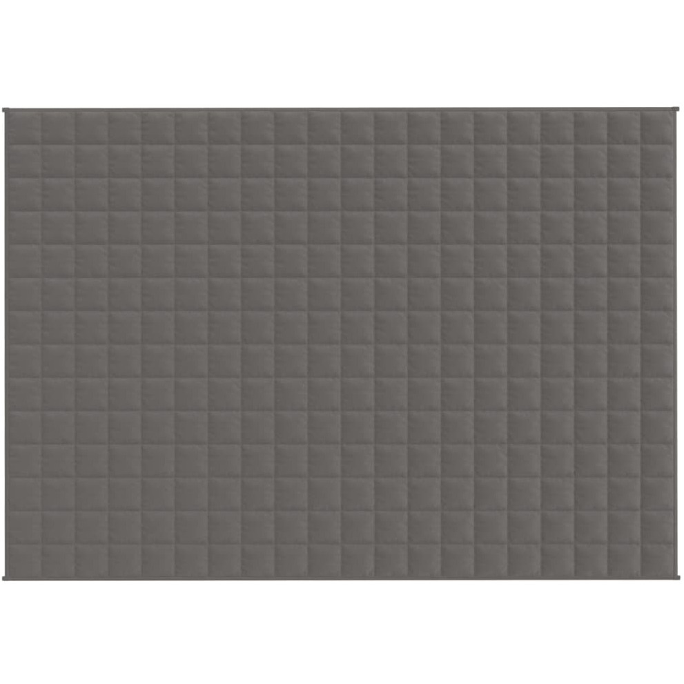 Vidaxl Weighted Blanket Gray 54.3"&quotX78.7"" 13.2 Lb Fabric