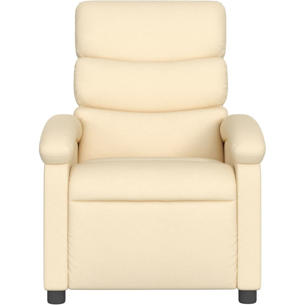 Vidaxl Recliner Chair Cream Fabric