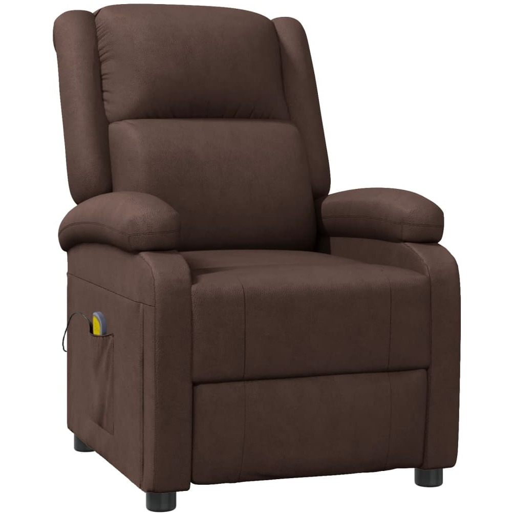 Vidaxl Massage Chair Brown Faux Leather