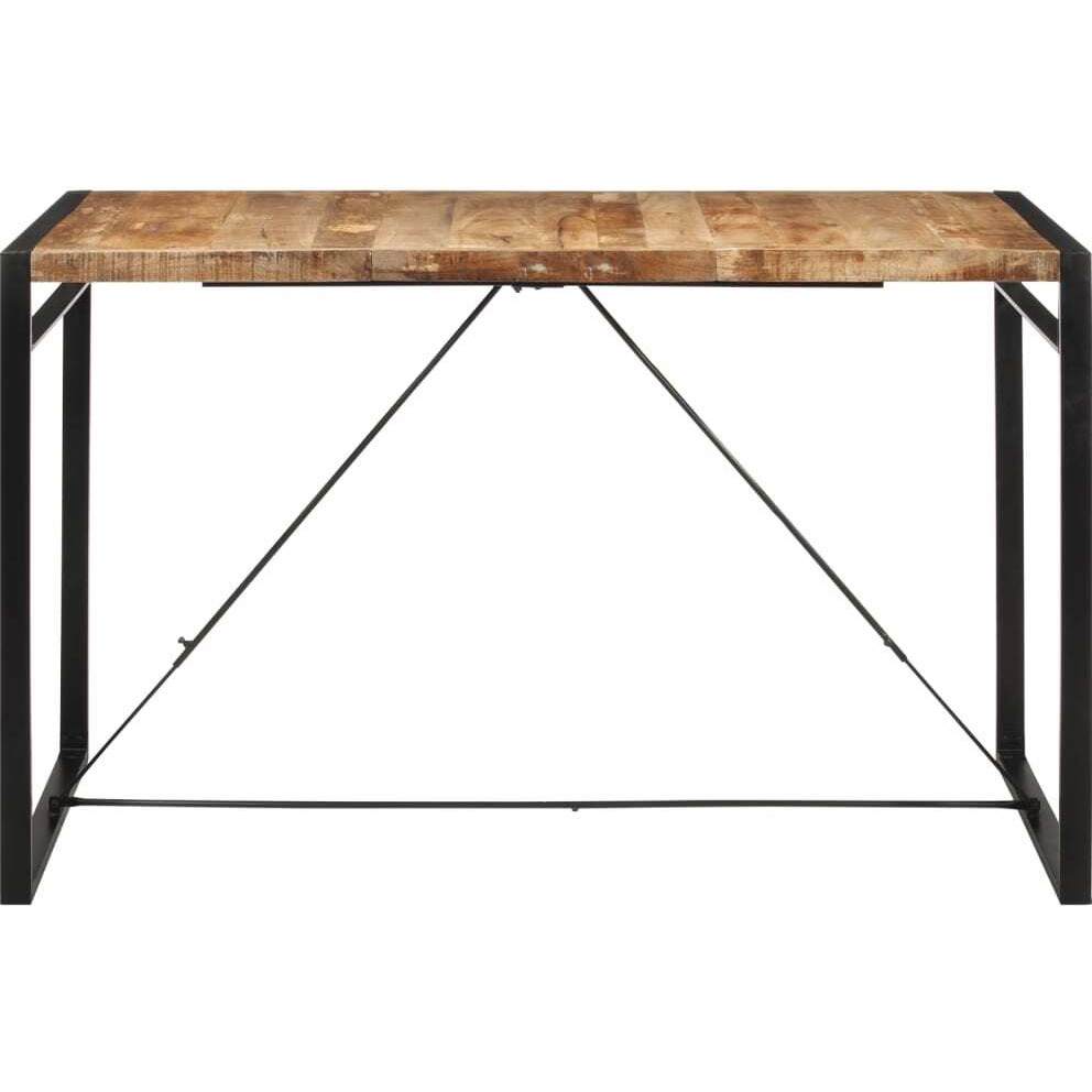 Vidaxl Bar Table 68.9X35.4X43.3 Solid Rough Wood Mango
