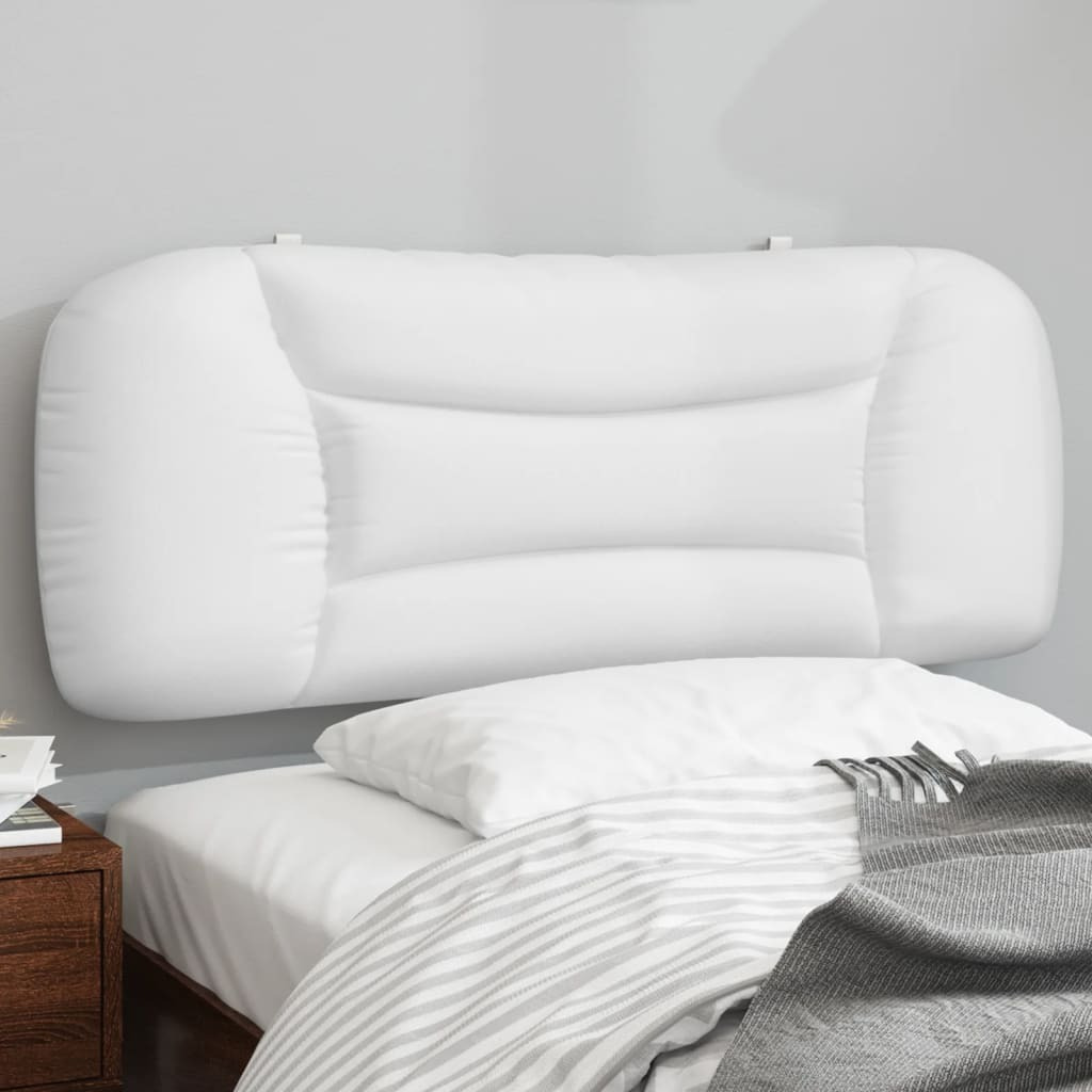 Vidaxl Headboard Cushion White 39.4 Faux Leather