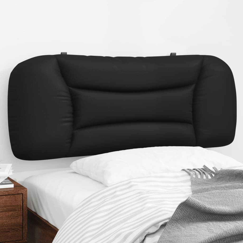 Vidaxl Headboard Cushion Black 39.4 Faux Leather