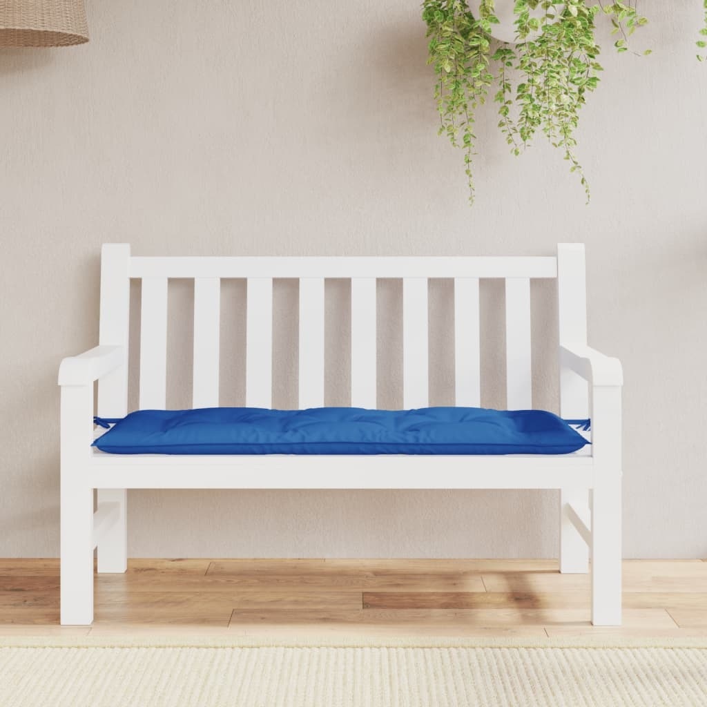 Vidaxl Garden Bench Cushion Blue 47.2X19.7X2.8 Oxford Fabric