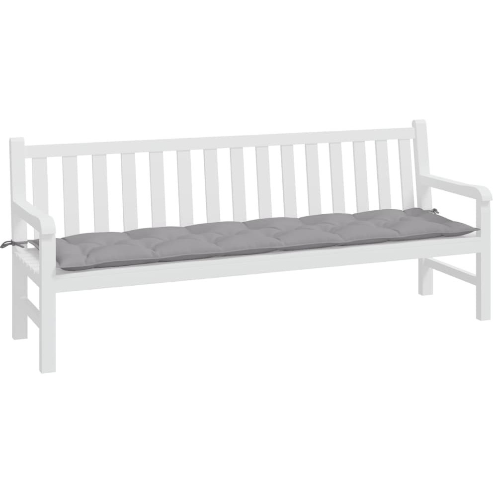 Vidaxl Garden Bench Cushion Gray 78.7X19.7X2.8 Oxford Fabric
