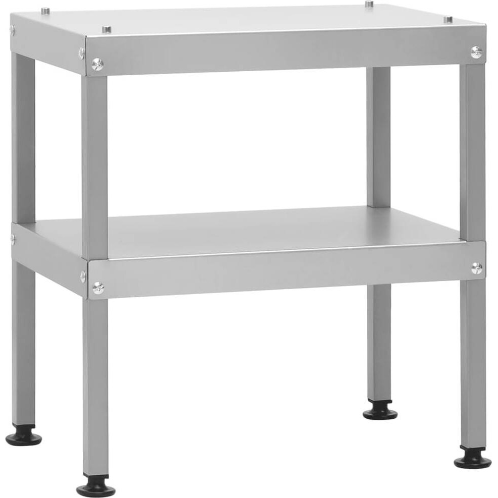 Vidaxl Table For Oven Smoker 15.7X11X17.5 Galvanized Steel