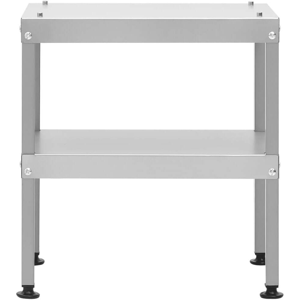 Vidaxl Table For Oven Smoker 15.7X11X17.5 Galvanized Steel