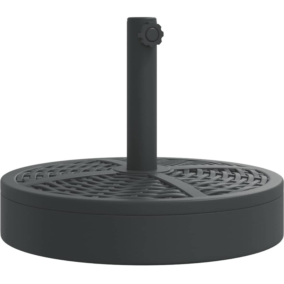 Vidaxl Parasol Base For 1.5/1.9 Poles 55.1 Lb Round