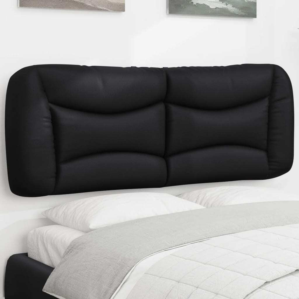 Vidaxl Headboard Cushion Black 53.9 Faux Leather