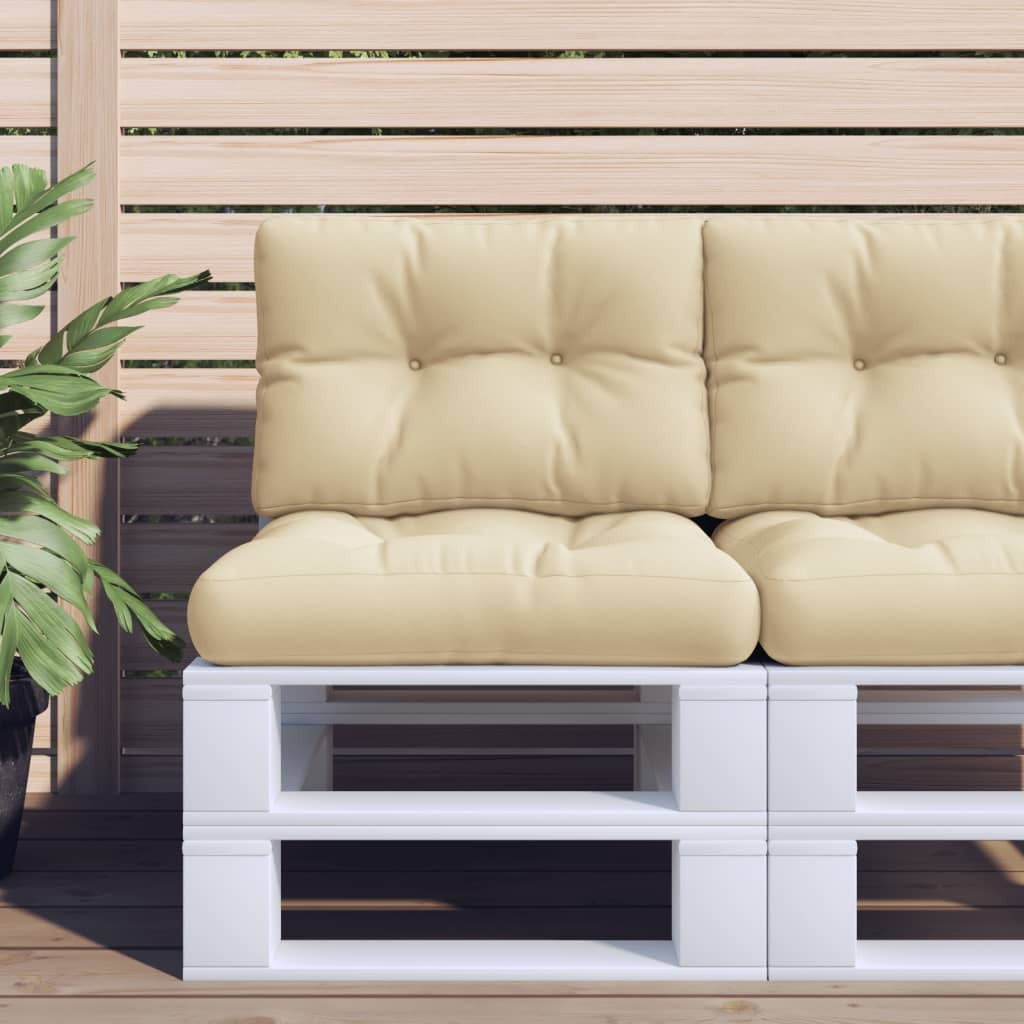 Vidaxl Pallet Cushion Beige 23.6X15.7X4.7 Fabric