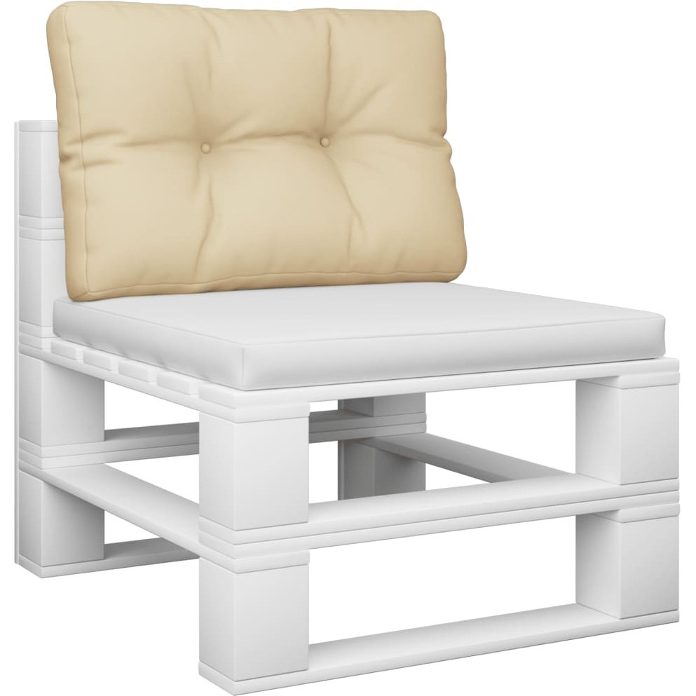 Vidaxl Pallet Cushion Beige 23.6X15.7X4.7 Fabric