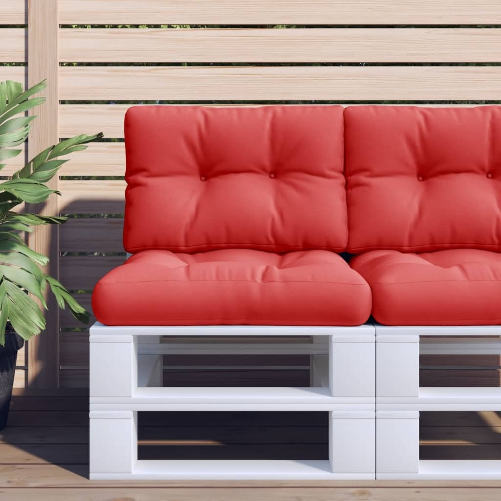 Vidaxl Pallet Cushion Red 19.7X15.7X4.7 Fabric