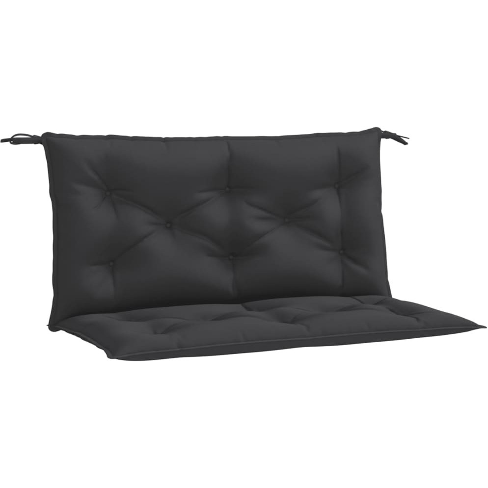 Vidaxl Garden Bench Cushions 2Pcs Black 39.4X19.7X2.8 Oxford Fabric