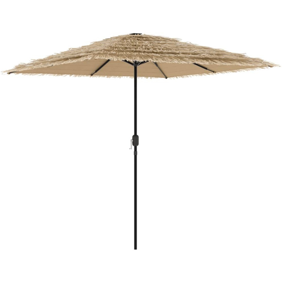 Vidaxl Garden Parasol With Steel Pole Brown 97.6X97.6X97.6