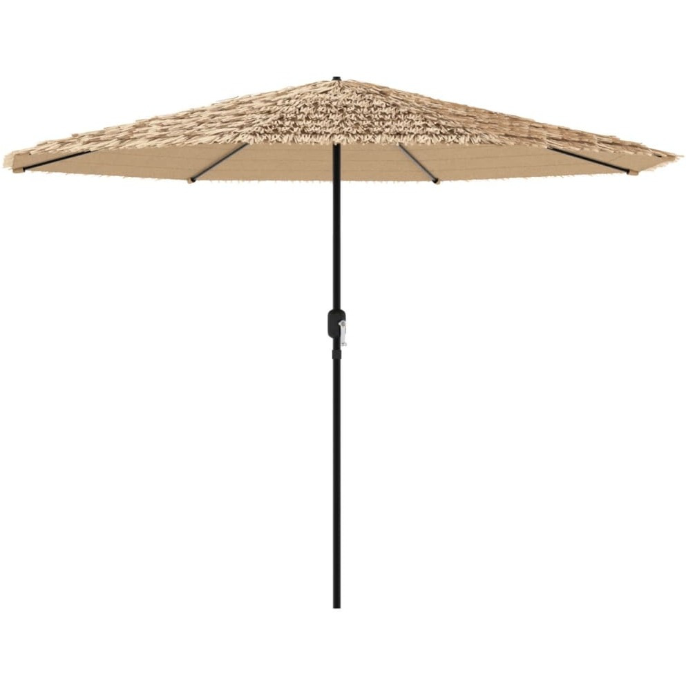 Vidaxl Garden Parasol With Steel Pole Brown 152.8X152.8X97.6