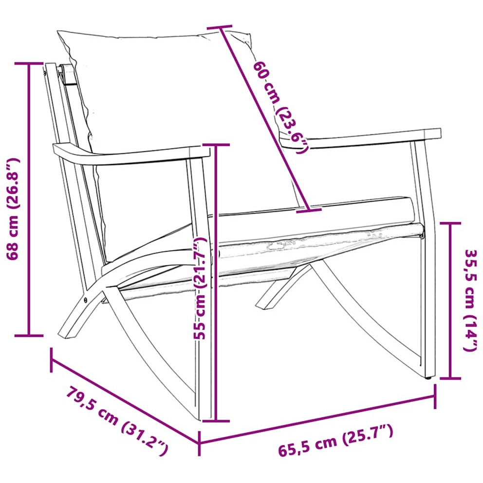 Vidaxl Patio Chairs With Cushions 2 Pcs Black Steel