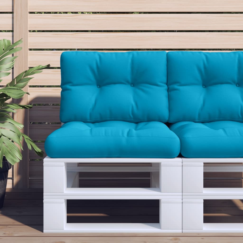 Vidaxl Pallet Cushion Light Blue 23.6X15.7X4.7 Fabric