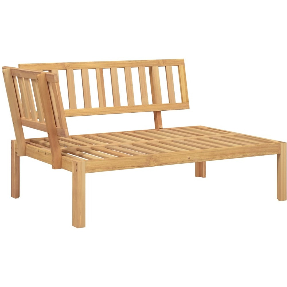 Vidaxl Patio Pallet Corner Sofas 2 Pcs With Cushions Solid Wood Acacia