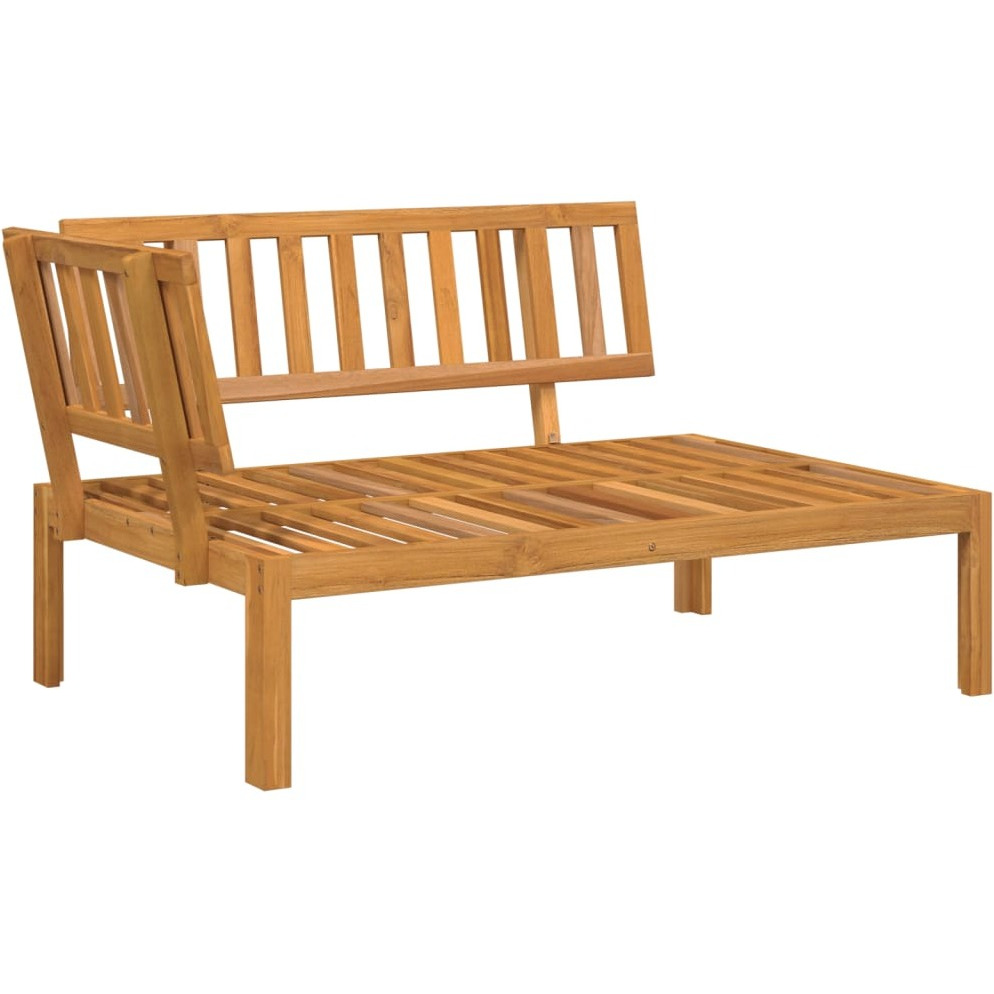 Vidaxl Patio Pallet Corner Sofas With Cushions 2 Pcs Solid Wood Acacia