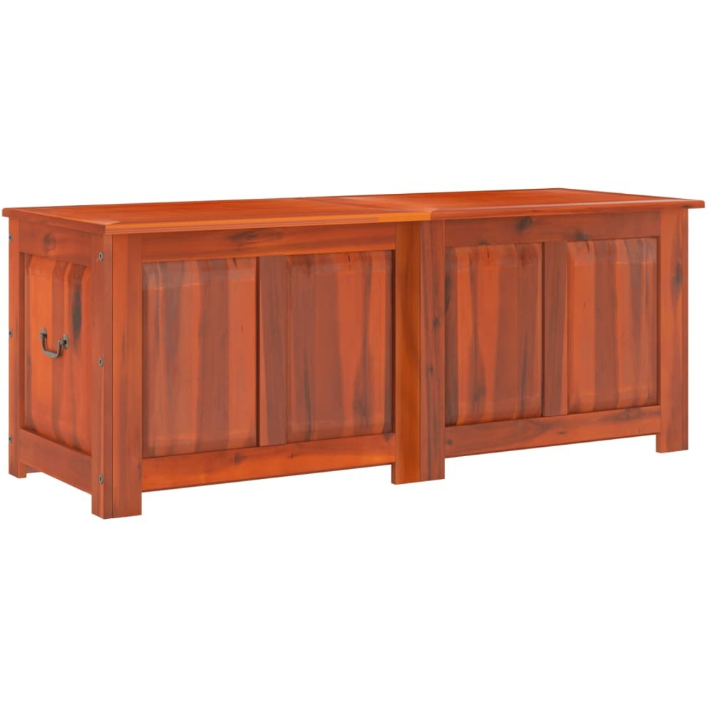 Vidaxl Storage Chest With Lid Brown Solid Wood Acacia