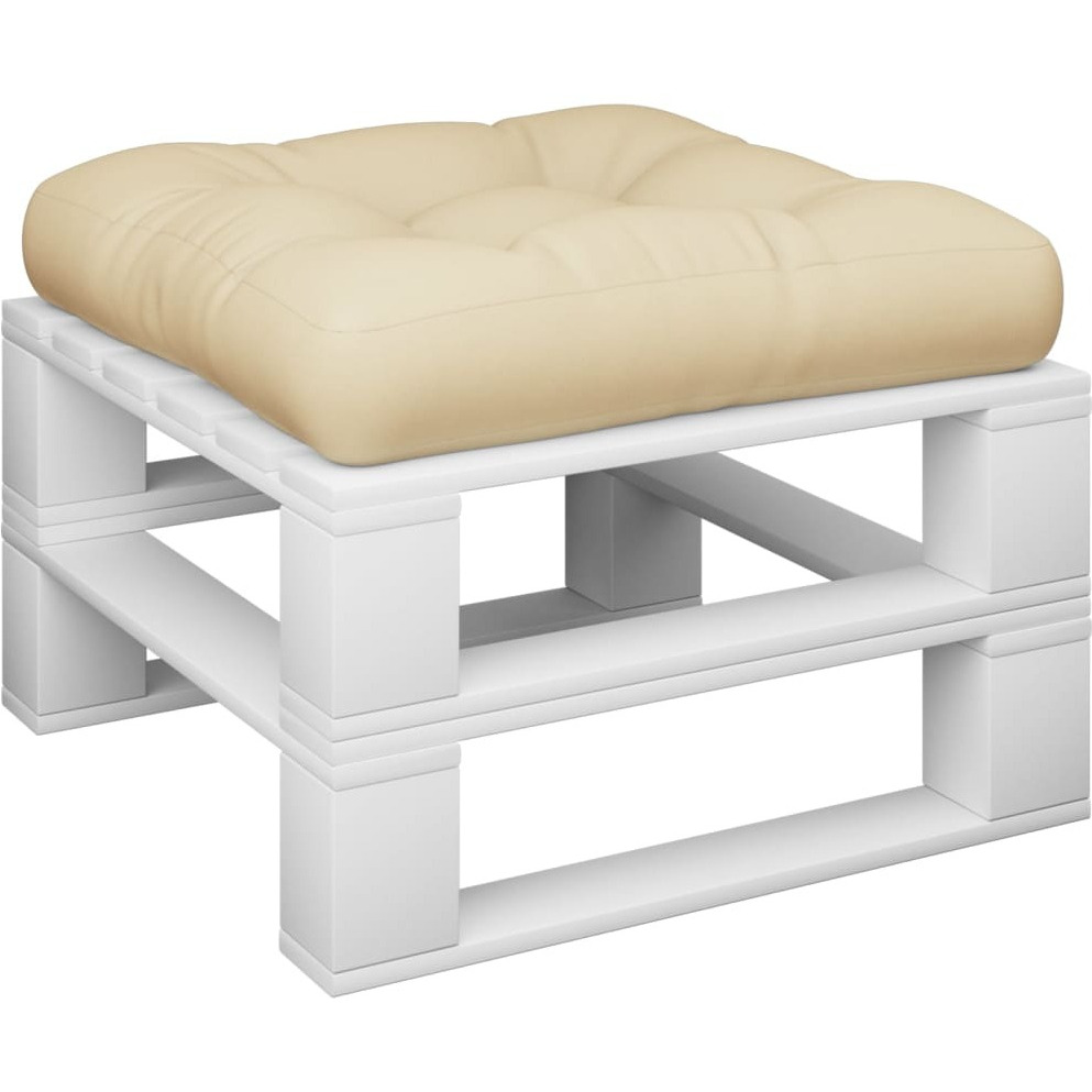 Vidaxl Pallet Cushion Beige 23.6X23.6X4.7 Fabric
