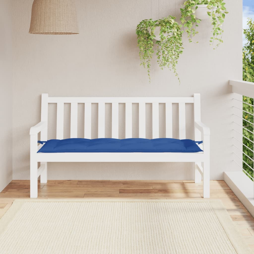 Vidaxl Garden Bench Cushion Royal Blue 59.1X19.7X2.8 Oxford Fabric