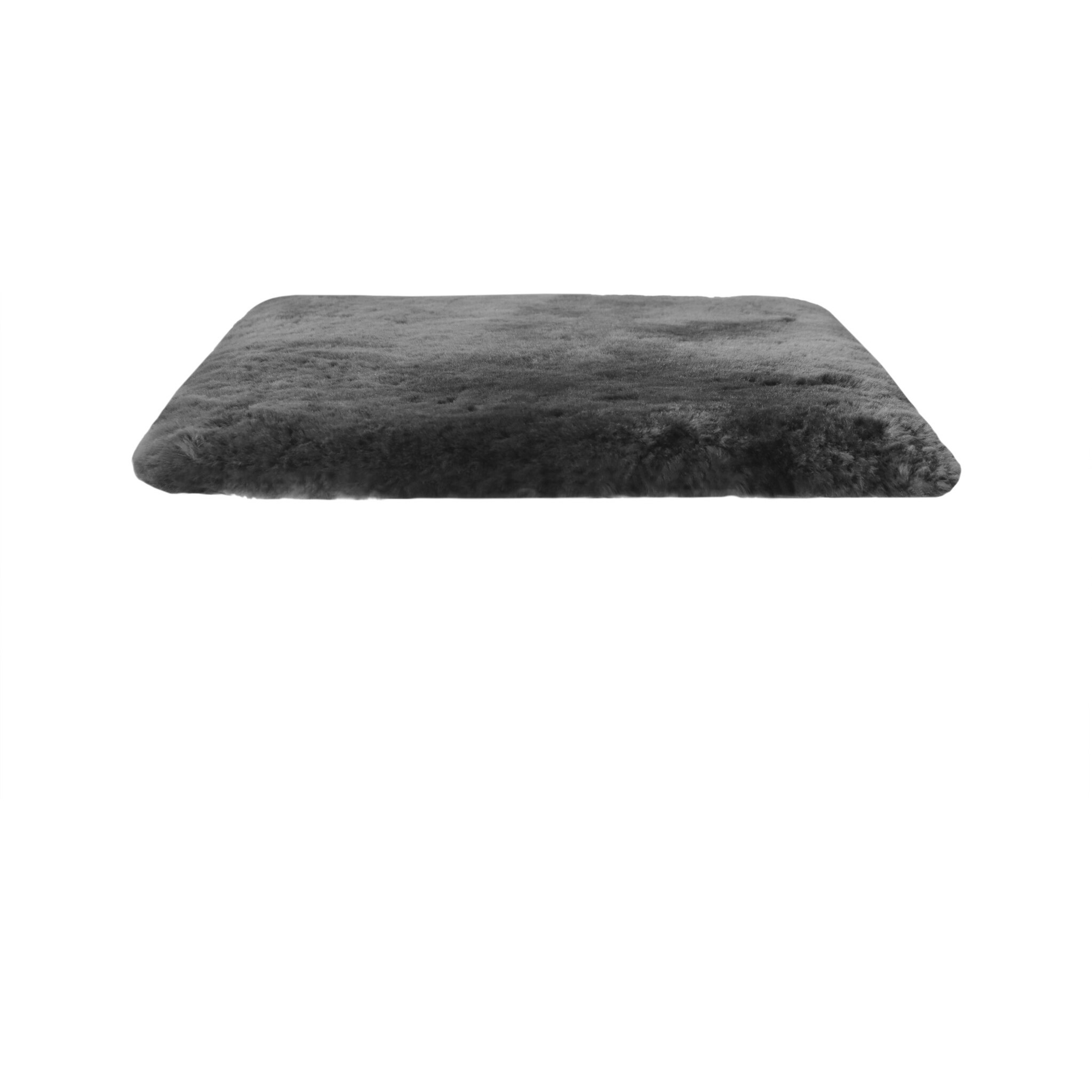 17"" Charcoal Medical Sheepskin Chair Pad