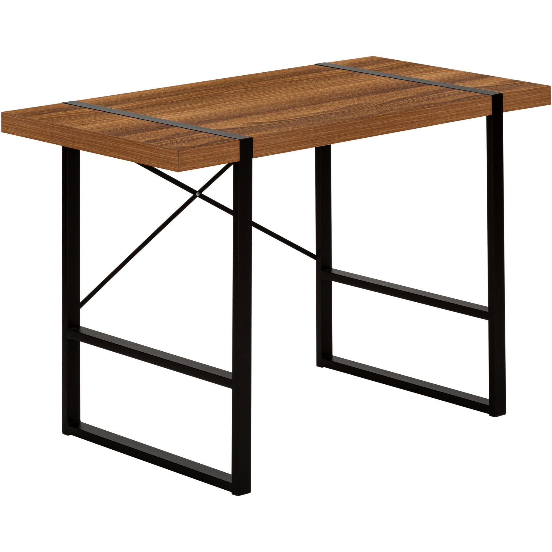49"" Brown And Black Computer Desk