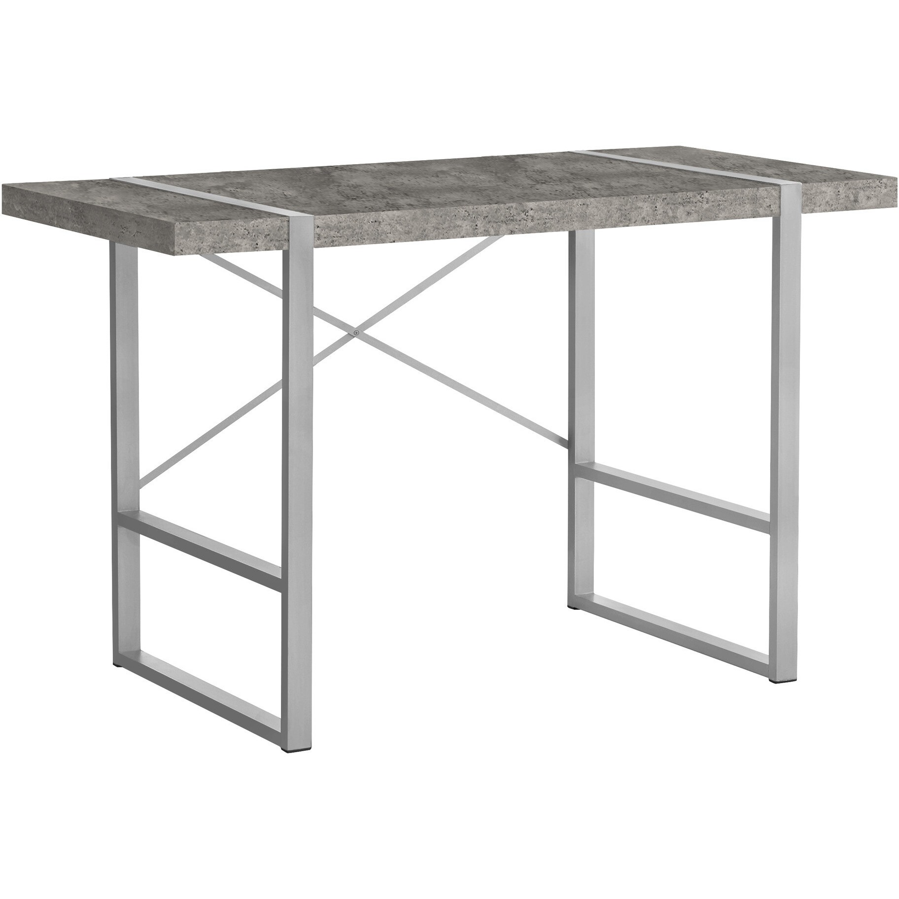 49"" Gray Computer Desk