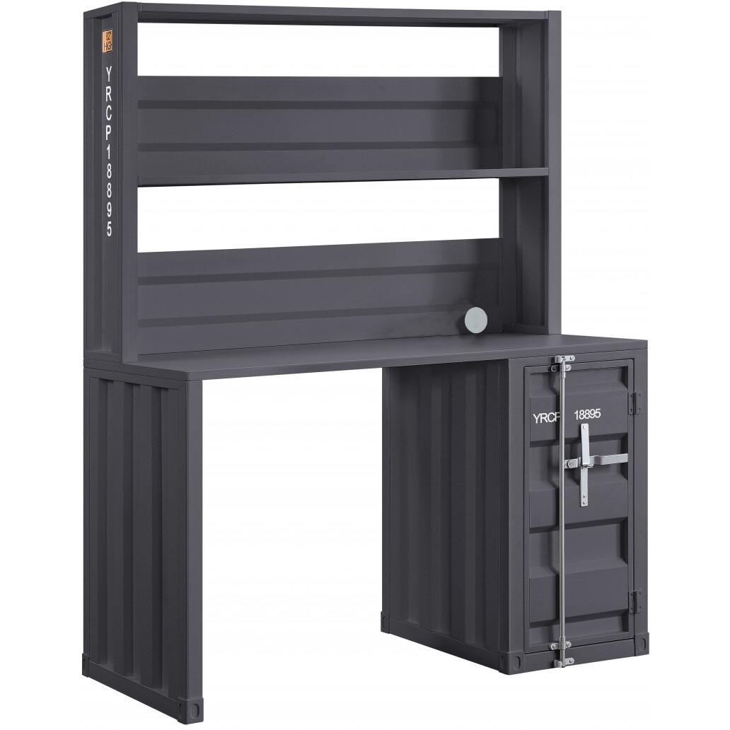 47"" Gunmetal Iron Writing Desk