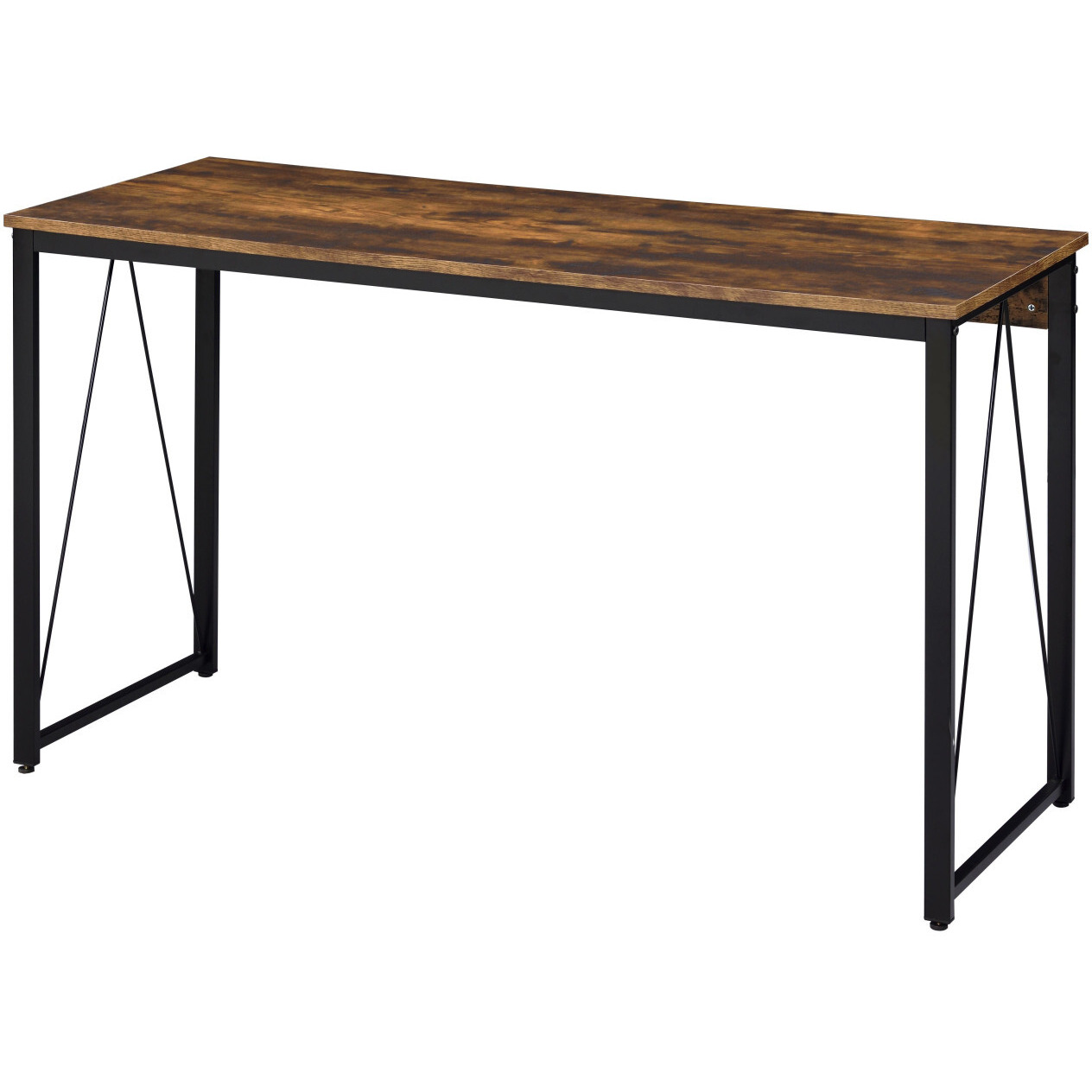 47"" Brown And Black Writing Desk
