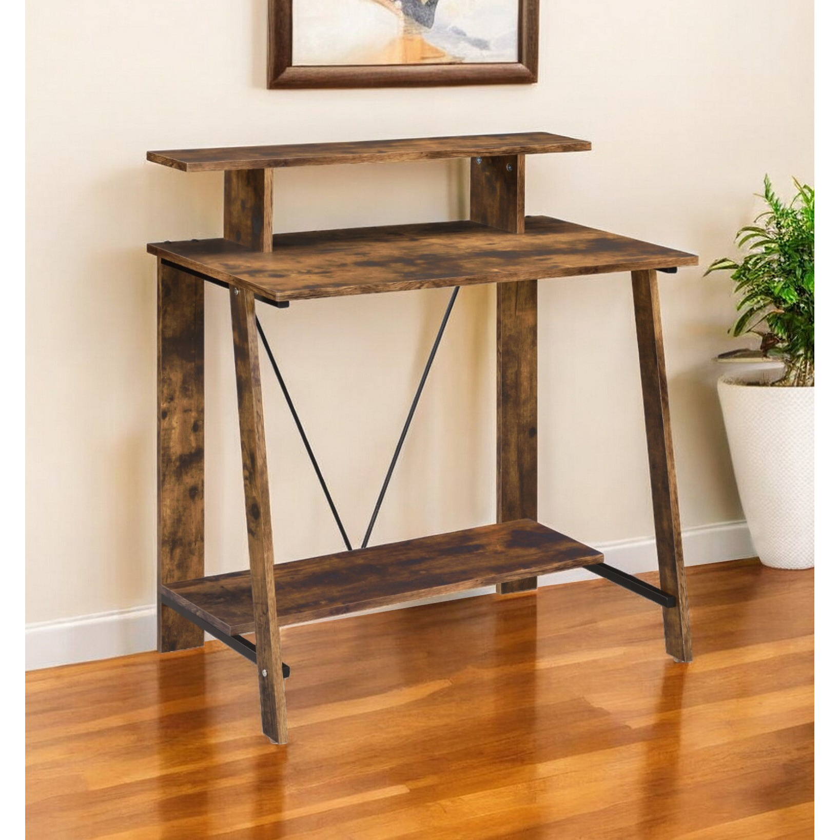 32"" Brown Writing Desk