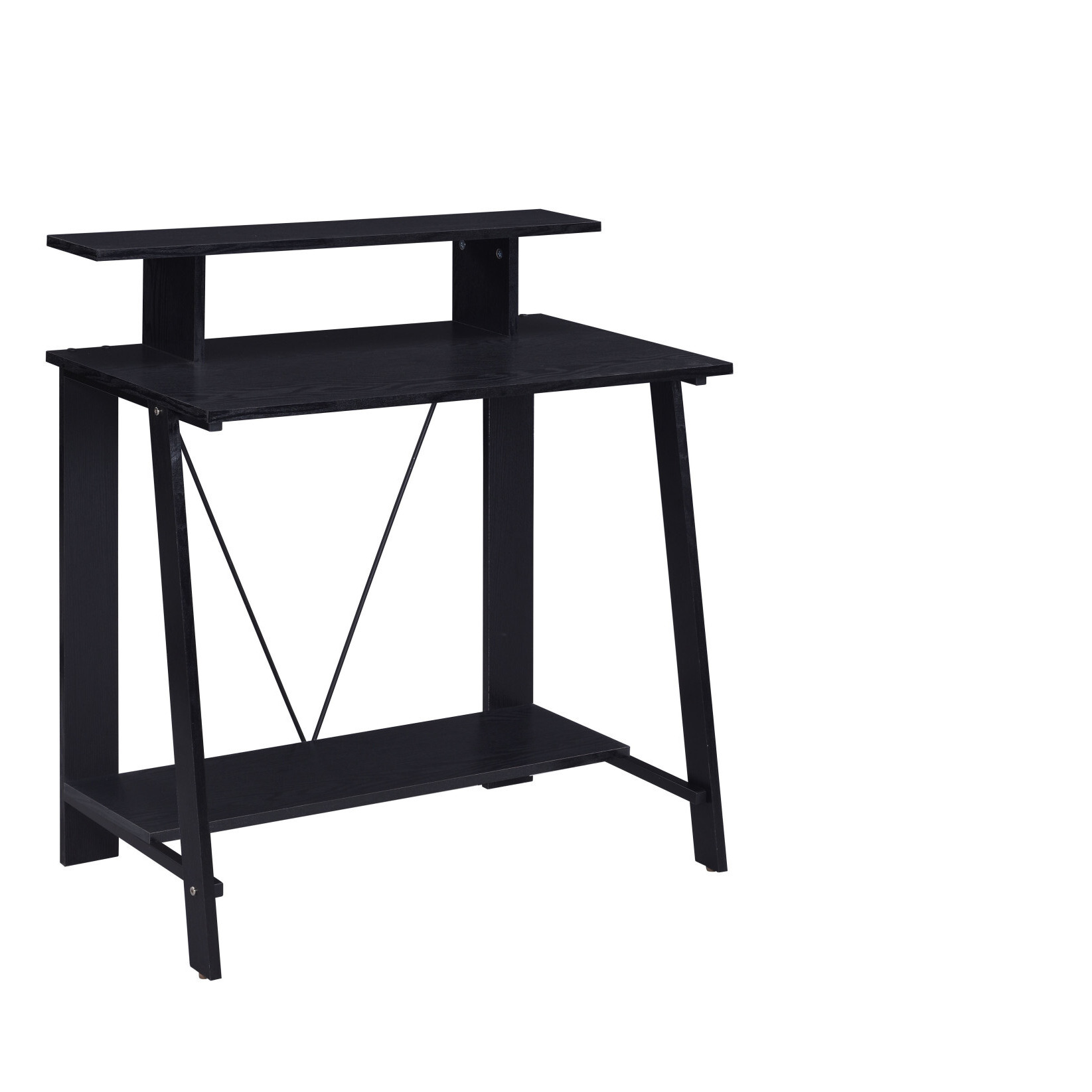 32"" Black Writing Desk