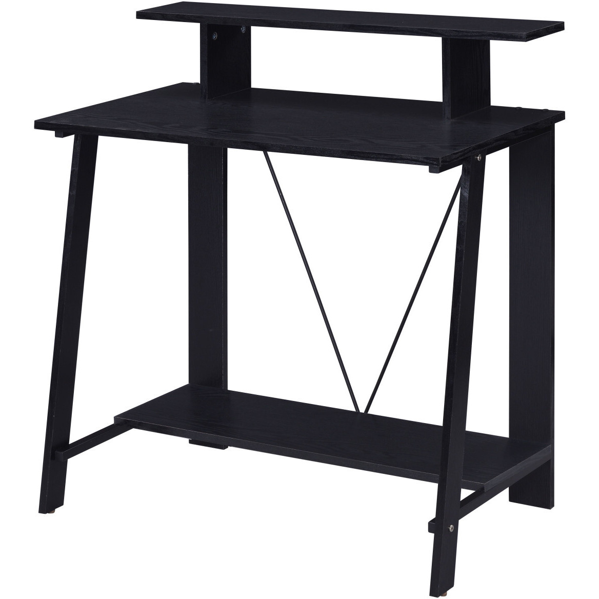 32"" Black Writing Desk
