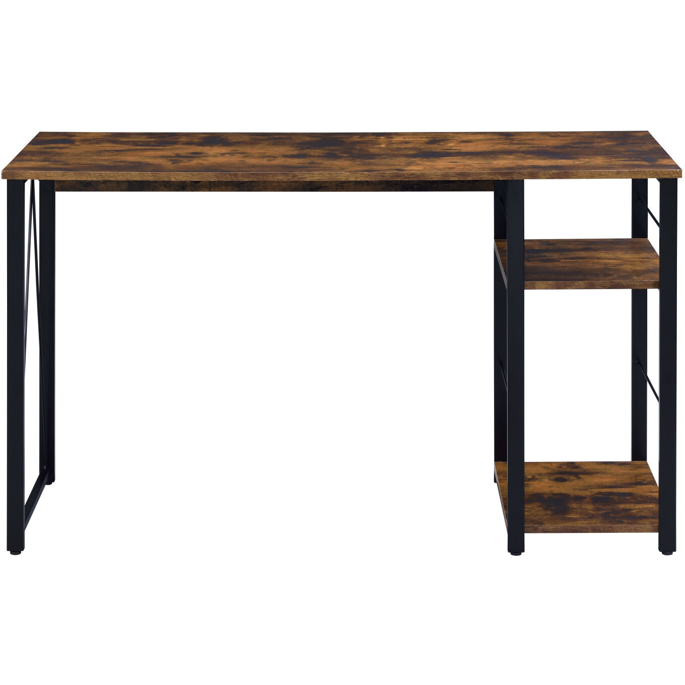 47"" Brown And Black Writing Desk